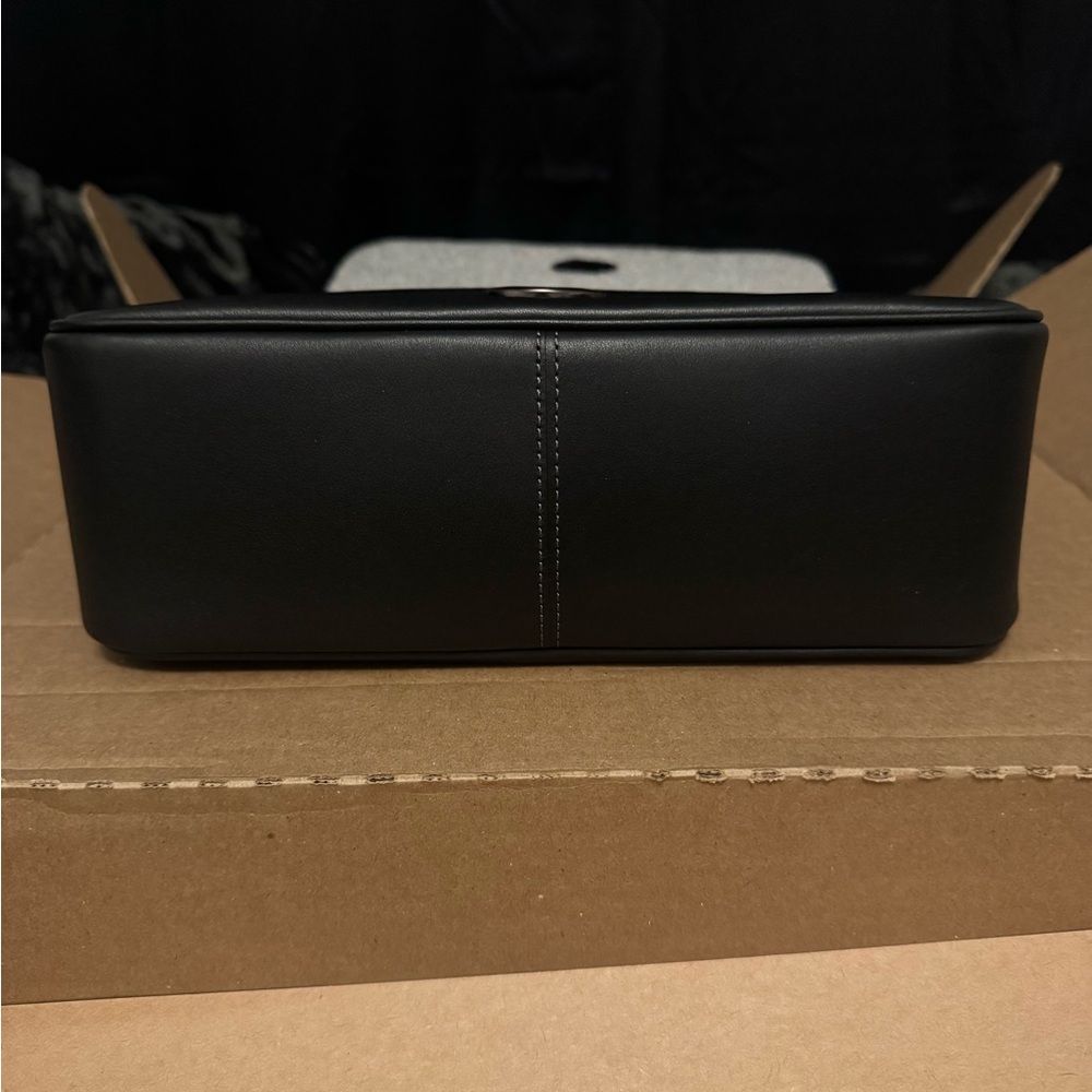 Coach Black Leather Shoulder Bag - Picture 9 of 11